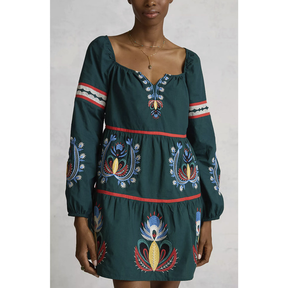 NEW Anthropologie Let Me Be Embroidered Tunic Dress - Size: Various - Picture 2 of 10